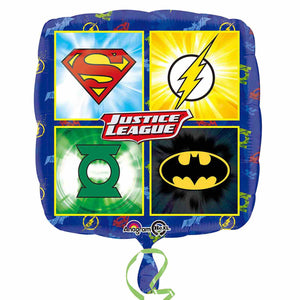 Justice League Emblems 18" Foil Balloon