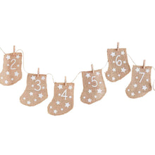 Hessian Stockings Fill Your Own Advent Calendar