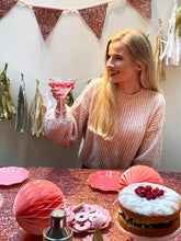 Luxe Pink Glitter Bunting