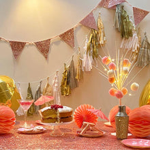 Luxe Pink Glitter Bunting