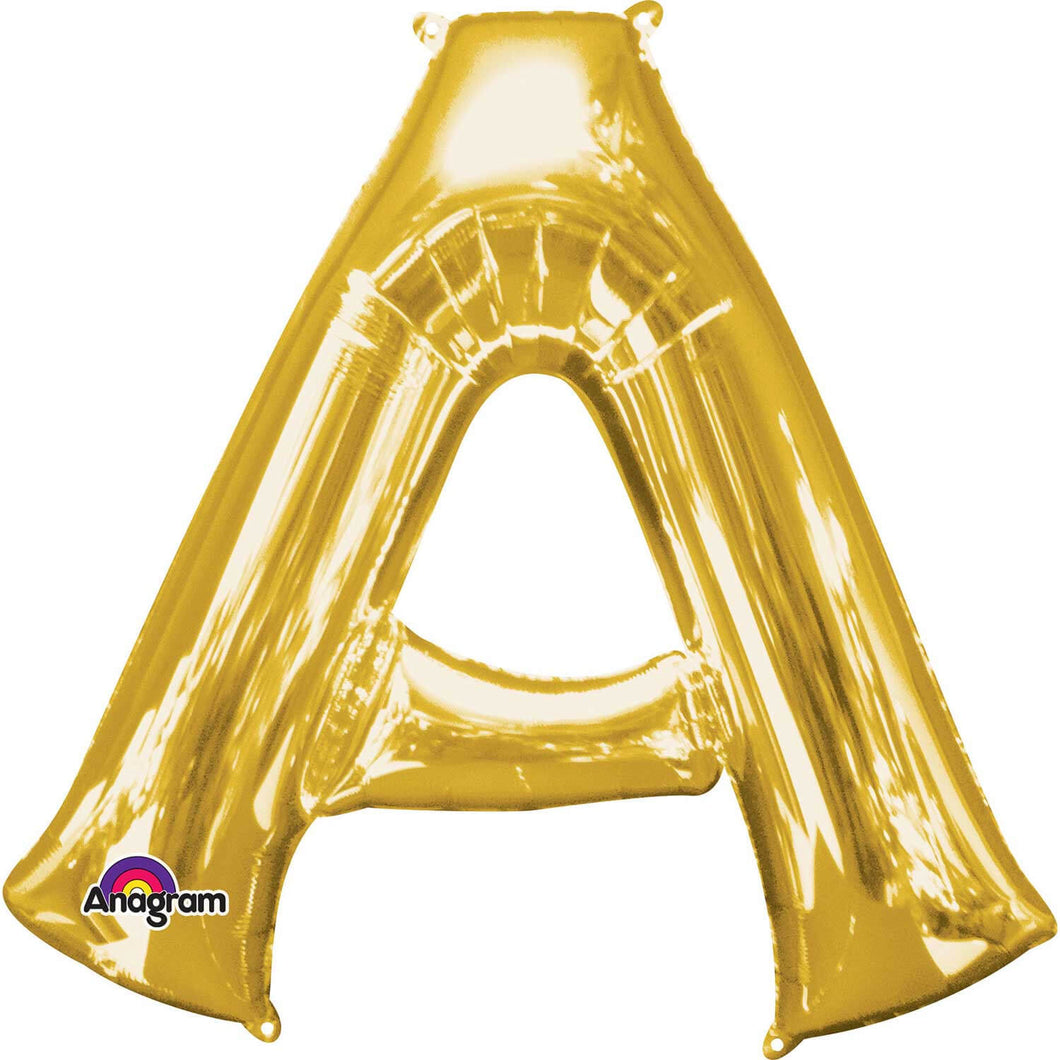 Large Gold Letter Balloons 34