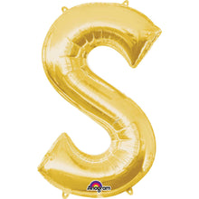 Large Gold Letter Balloons 34"