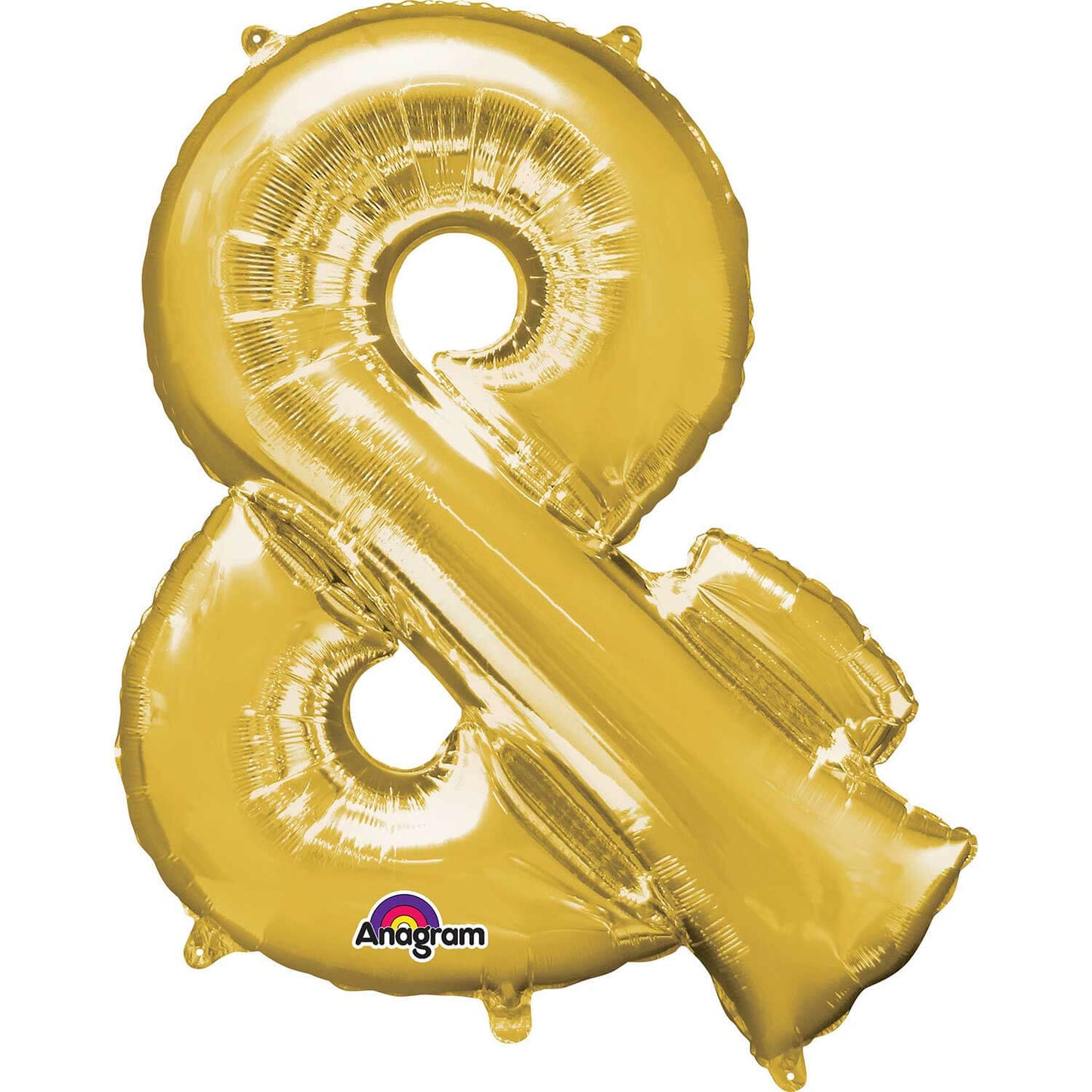 Large Gold Inflated Letter Balloons 34"