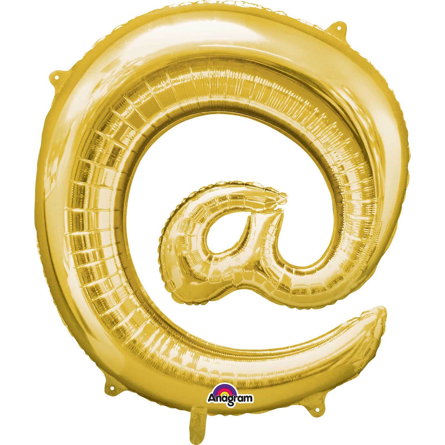 Large Gold Inflated Letter Balloons 34"