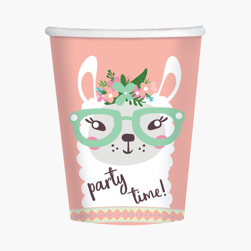 Llama Paper Cups