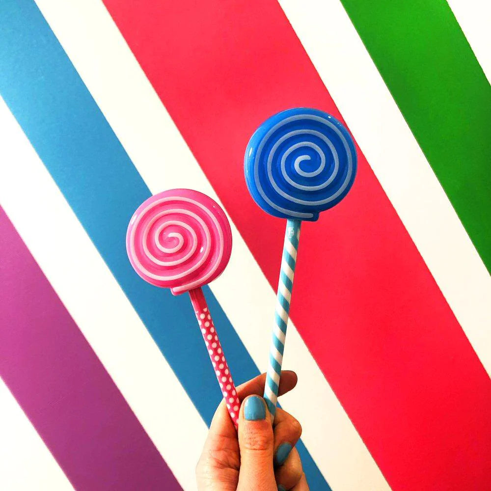 Light Up Lollipop Pen - Blue