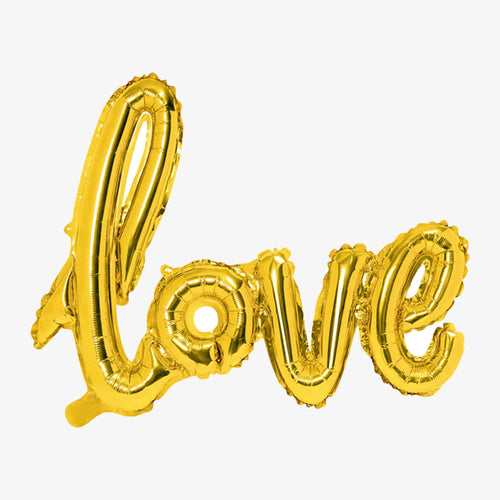 Love Gold Foil Balloon