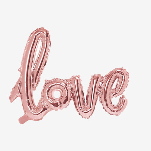 Love Rose Gold Foil Balloon