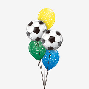 Multicolour Football Balloon Bouquet