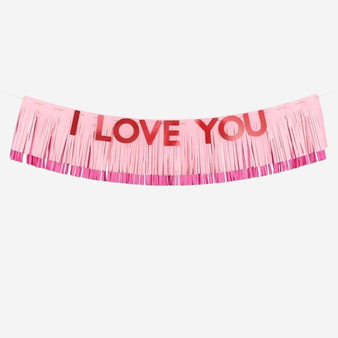 I Love You Fringe Banner