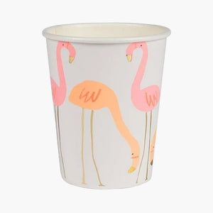 Neon Flamingo Party Cups