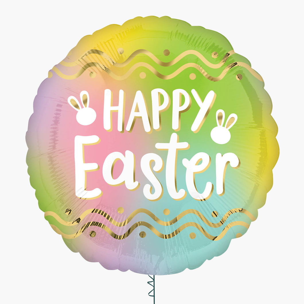 Ombre Easter Foil Balloon