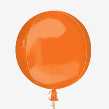 Orange Orbz Spherical Balloon