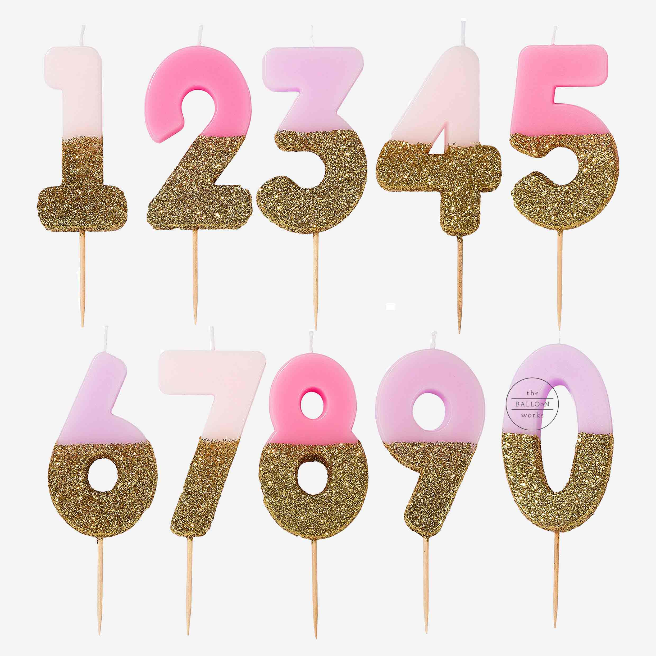 Number Candles – The Balloon Works