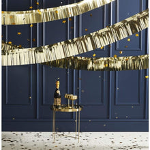 Gold Foiled Fringe Garland Decoration