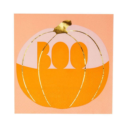 BOO Pumpkin Napkin