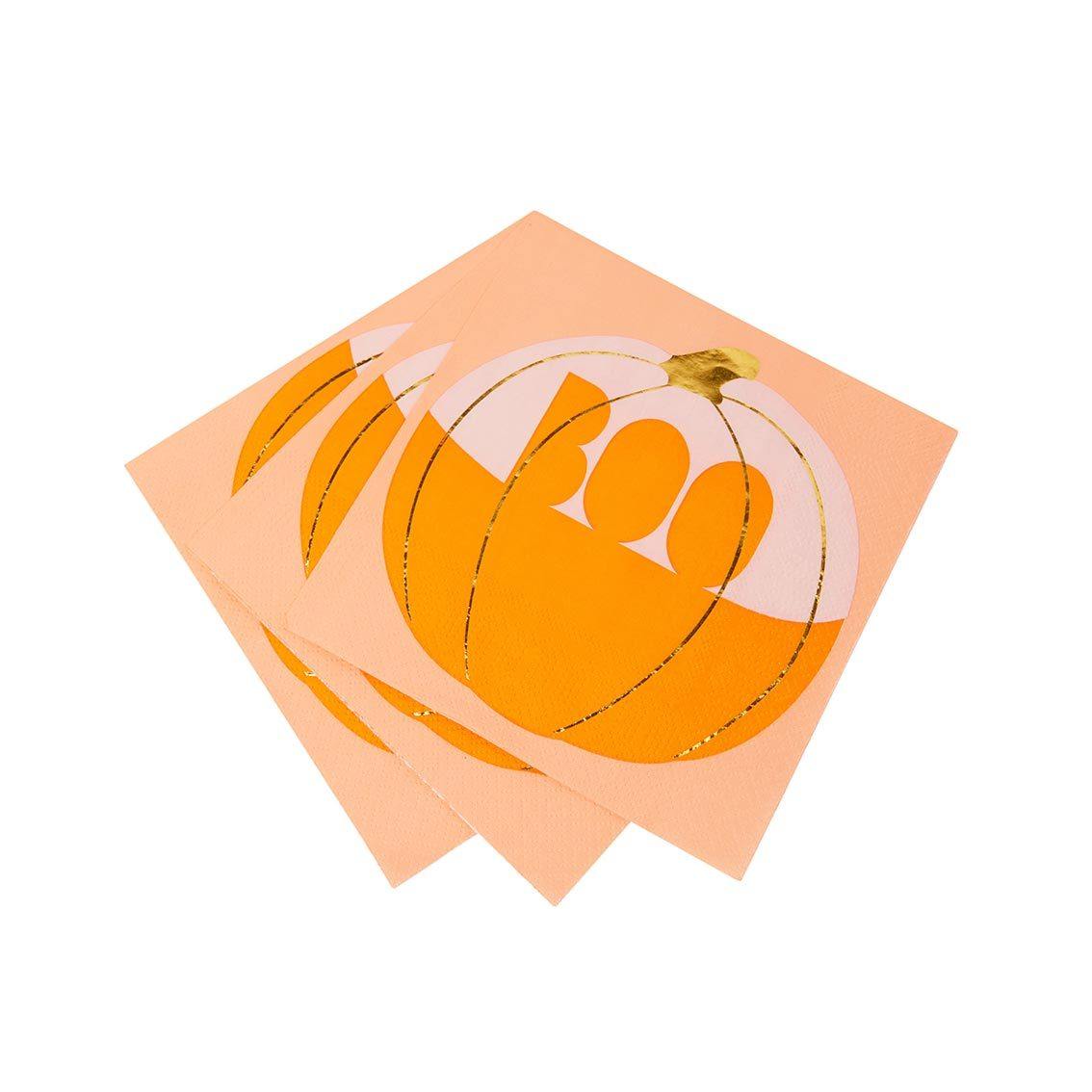BOO Pumpkin Napkin