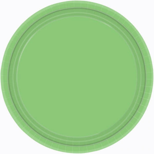 Lime Green Paper Plates (8 pack)