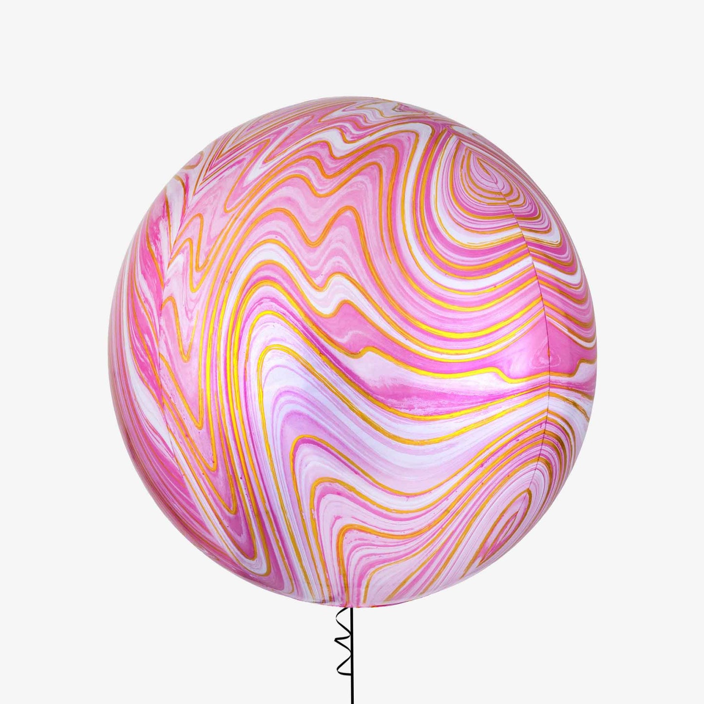 Pink Marblez Orbz Inflated Foil Balloon