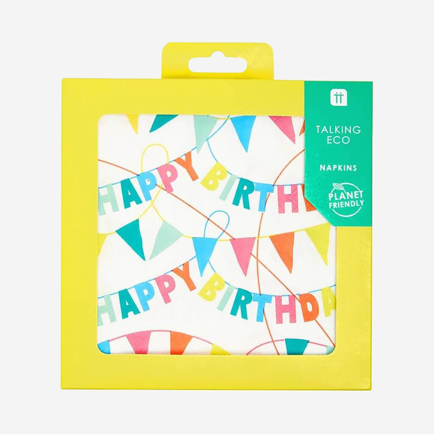 Rainbow Eco Happy Birthday Napkins