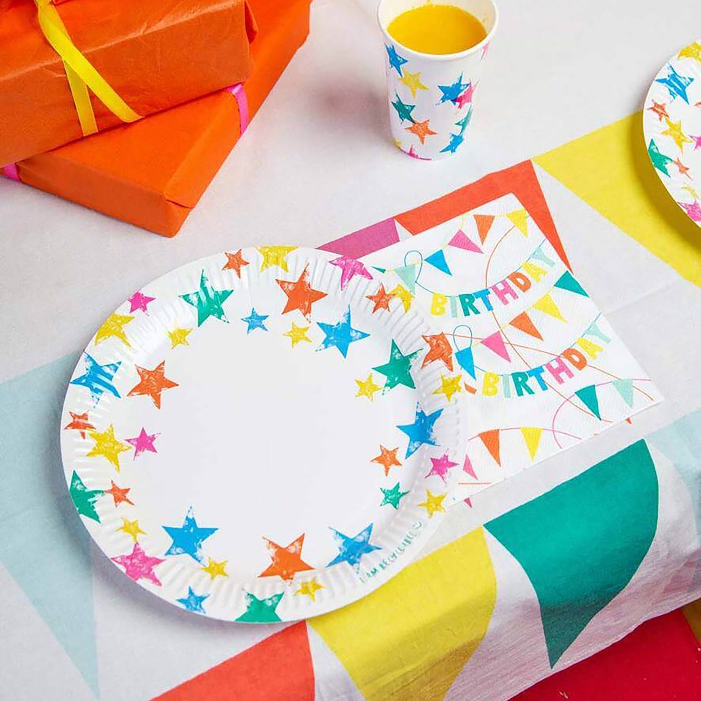 Rainbow Eco Happy Birthday Napkins
