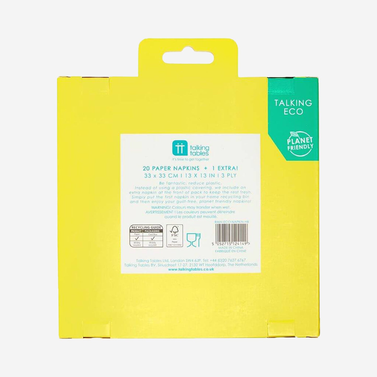 Rainbow Eco Happy Birthday Napkins