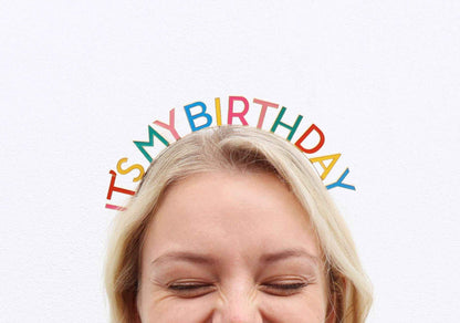 It's My Birthday Rainbow Headband