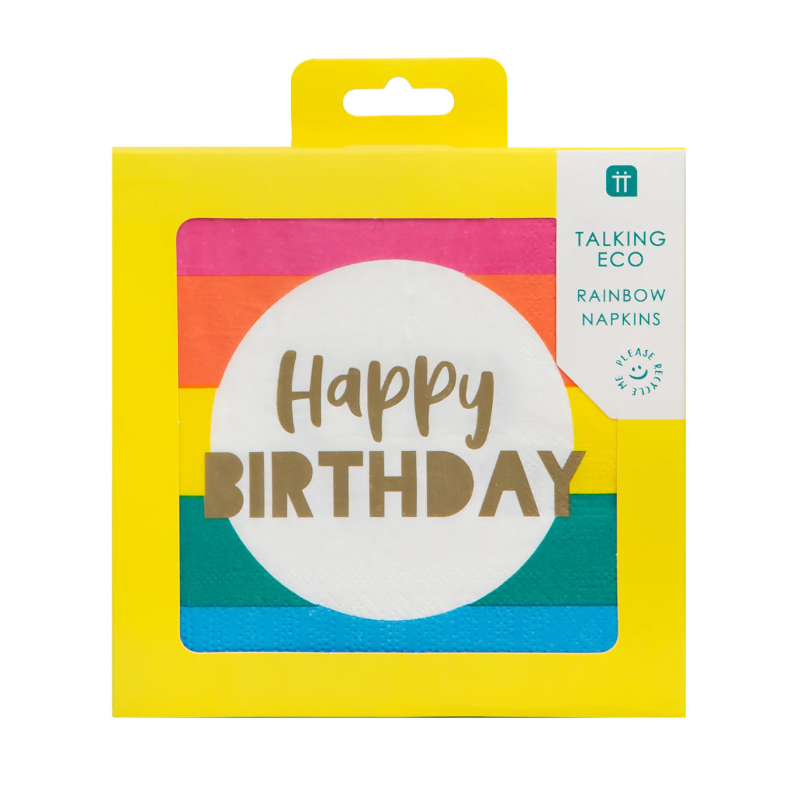 Rainbow Happy Birthday Napkin