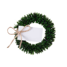 Christmas Wreath Name Place Cards / Holders