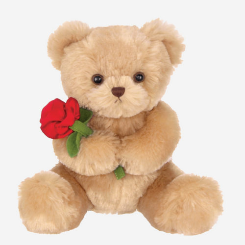 Remington the Teddy with Rose Soft Toy