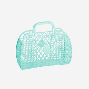 Retro Basket Jelly Bag - Small | Seafoam