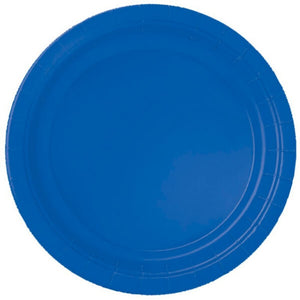 Royal Blue Paper Plates (8 pack)