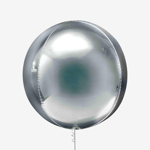 Silver Orbz Balloon