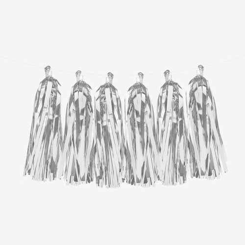 Silver Tassel Garland