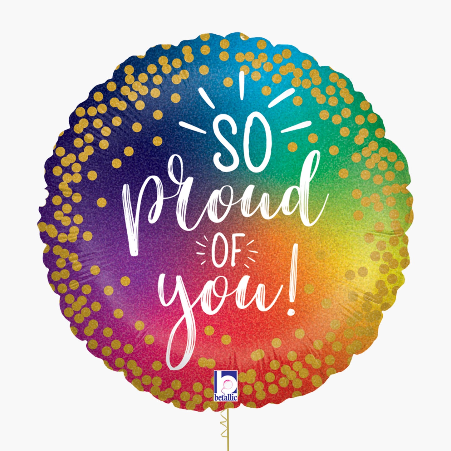 So Proud Rainbow Inflated Foil Balloon