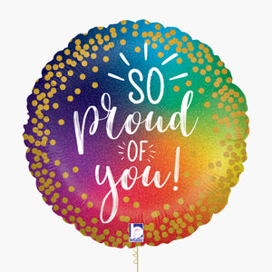 So Proud Rainbow Foil Balloon