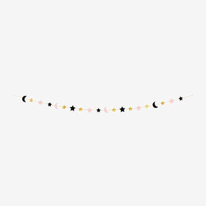 Stars and moons Garland