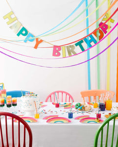 Colour Changing Cake Fountain Rainbow Birthday