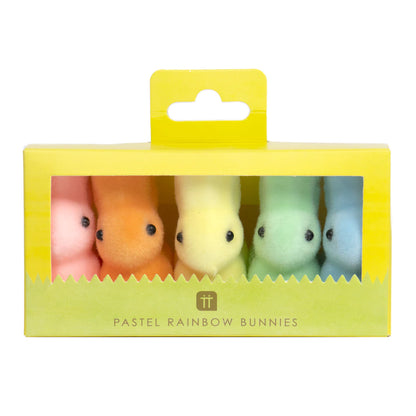 Mini Easter Bunnies Pastel Table Decorations