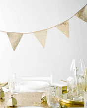 Luxe Gold Glitter Bunting