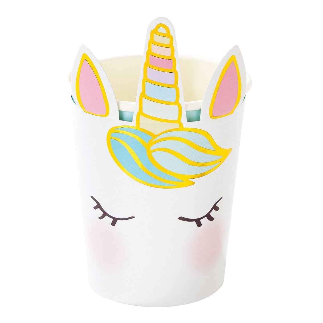 Unicorns Face Cups