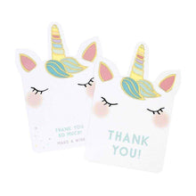 We Heart Unicorn Thank You Cards