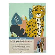 Happy Birthday Card - Leopard