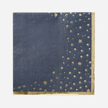 Star Cocktail Blue Napkin