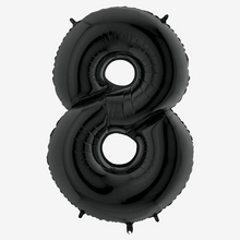 Black Foil Number Balloons