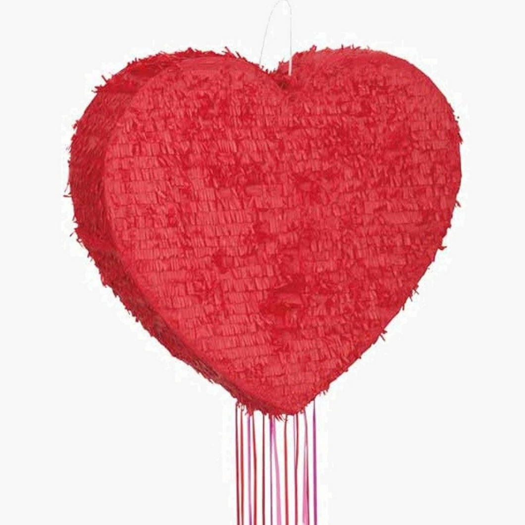 Heart Shaped Pull Piñata