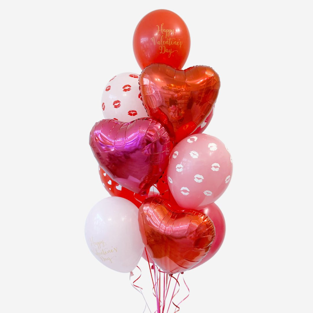 Happy Valentines Balloon Bouquet