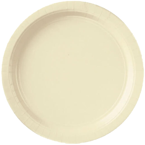 Vanilla Cream Paper Plates (8 pack)