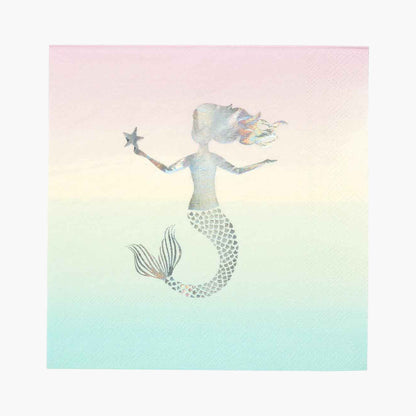 We Heart Mermaids Napkins