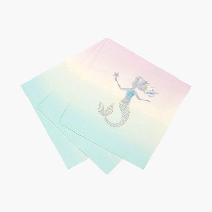We Heart Mermaids Napkins